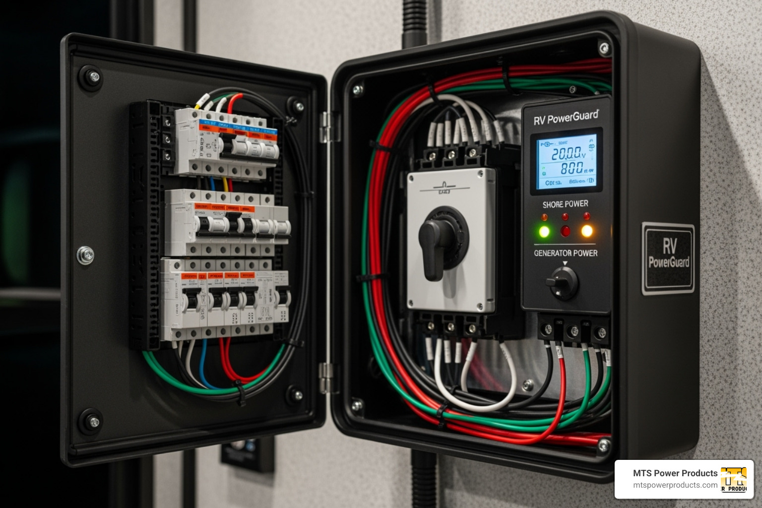 generator shore power transfer switch