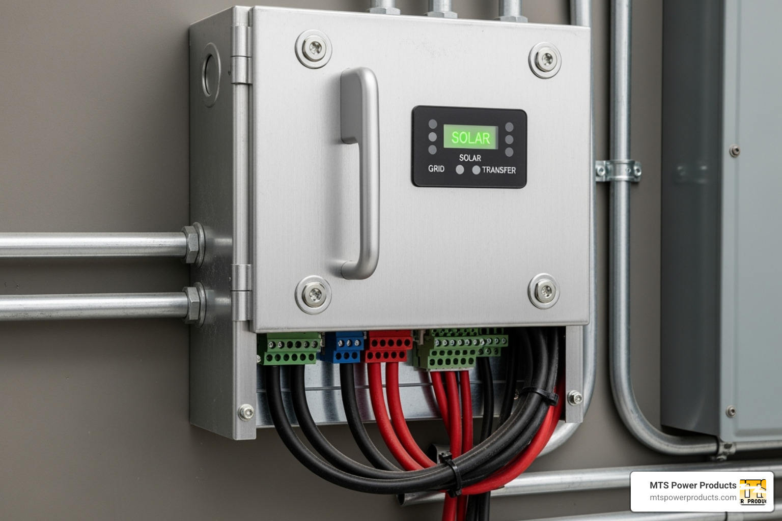 automatic transfer switch for solar power
