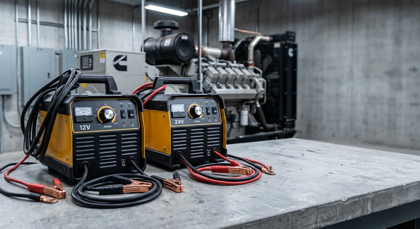 12V vs 24V Generator Battery Charger: Which Do You Need?